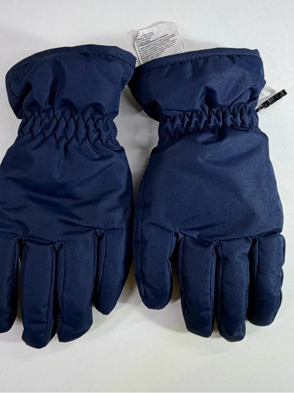 Children's Navy Winter Mittens - Insulated Cold-Weather Gloves